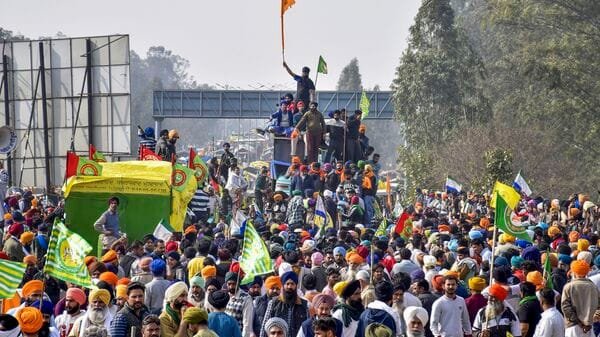 farmers protest